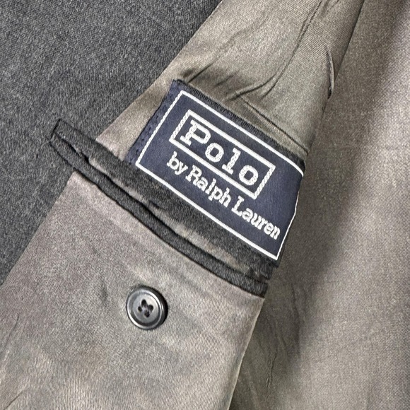 Polo Ralph Lauren Other - Polo Ralph Lauren Blazer Mens 44 Gray Wool Sport Coat Jacket Made USA Classic